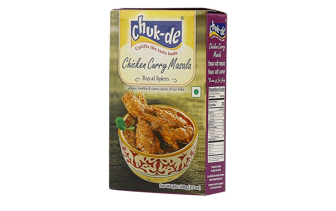 Chuk-de Chicken Curry Masala    Box  100 grams